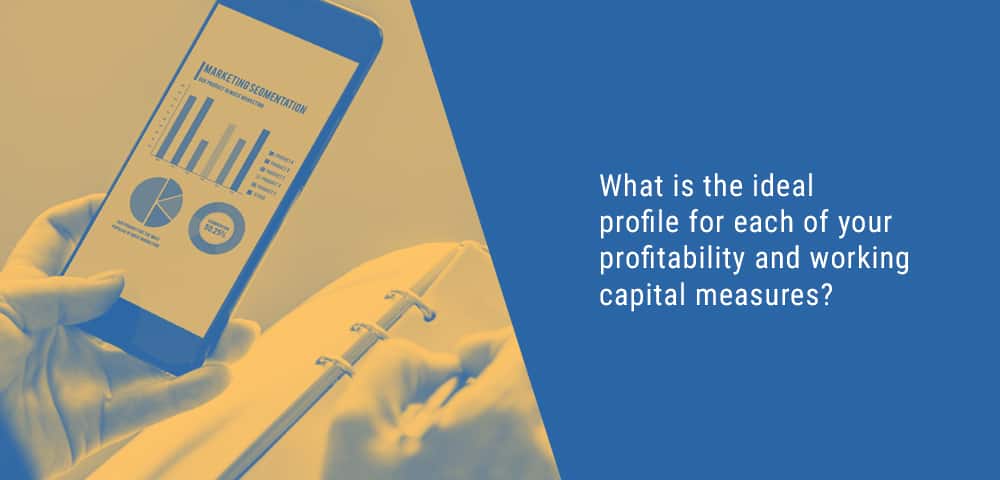 ideal profile for profitability and working capital measures