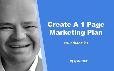 EP 58: The 1-Page Marketing Plan System with Allan Dib