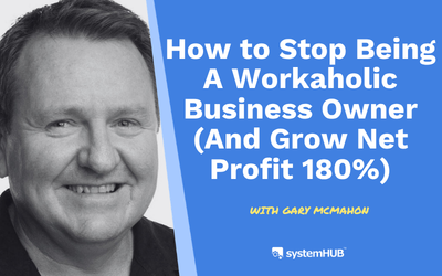 How to Stop Being a Workaholic Business Owner (And Grow Net Profit 180%)