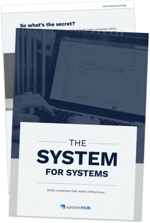 The System for Systems ebook: build a business that works without you